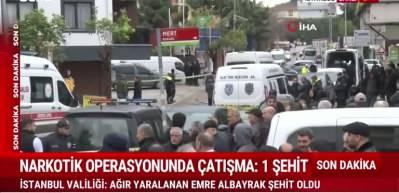 Çekmeköy'de uyuşturucu operasyonu: 1 polisimiz şehit!