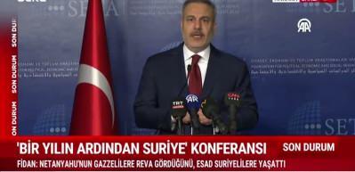  Dışişleri Bakanı Hakan Fidan "AB Suriye konusunda kavram karmaşası yaşadı" dedi...