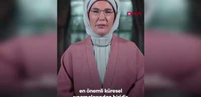 Emine Erdoğan: Kadınlar, müreffeh ve adil bir dünya inşasının ana aktörleridir