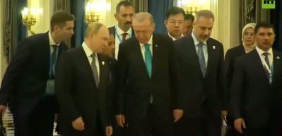 Erdoğan, Putin ile Türkmenistan'da görüşecek