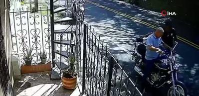 Gelen sesi duydular, arkalarına bakmadan kaçtılar! 