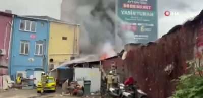 Gemlik’te pide imalathanesinde yangın paniği