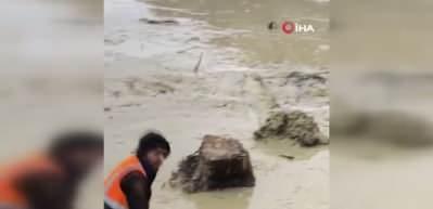 İBB doğal yaşamı mahvetti! Mavi Göl çalışmalarından skandal görüntüler 