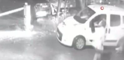 Acemi sürücü aynı araca defalarca çarpınca ortalık savaş alanına döndü