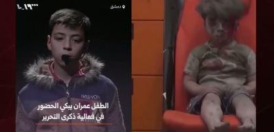 Suriye iç savaşının "sembolü çocuklarının" Hürriyet Günü konuşmaları, duygulandırdı