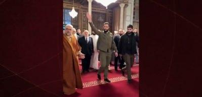 Suriye zaferinin 1.yılı! Ahmet Şara sabah namazını kıldırdı, hutbede konuştu