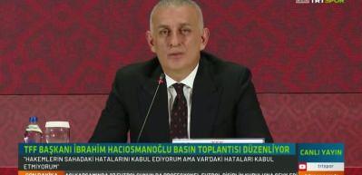 TFF Başkanı yayıncı kuruluştaki yorumculara eleştiride bulundu! Dikkatli olsunlar...