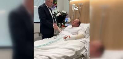  Avustralya Başbakanı  Albanese kahraman Ahmed'i hastanede ziyaret etti