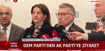 DEM Parti Heyetinden AK Parti'ye ziyaret