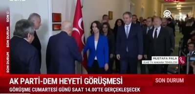 AK Parti ile DEM heyetinin yapacağı g&ouml;r&uuml;şmenin tarihi belli oldu