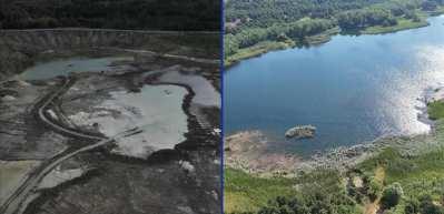 Arnavutk&ouml;y'de İBB'nin rehabilitasyon &ccedil;alışması yaptığı Mavi G&ouml;l yok oldu