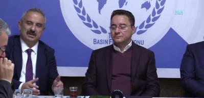 Deva Partisi lideri Babacan'dan AB'ye rest! Avrupa Birliği&rsquo;nin bize ders verme hakkı yok!