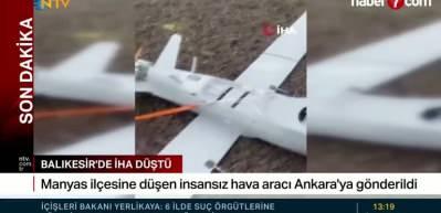 Balıkesir'e İHA d&uuml;şt&uuml;: İnceleme i&ccedil;in Ankara&rsquo;ya g&ouml;nderildi