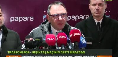 Beşiktaş Asbaşkanı Murat Kılı&ccedil;'tan Trabzonspor y&ouml;neticisine yanıt