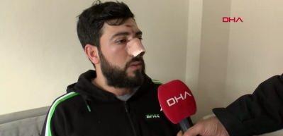 Ey&uuml;psultan'da İETT şof&ouml;r&uuml;n&uuml;n tartıştığı bisikletliye &ccedil;arpıp ka&ccedil;tığı anlar kamerada