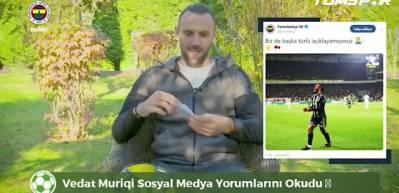 Fenerbah&ccedil;e'ye Vedat Muriqi'ten haber var! Gelmeye hazırım
