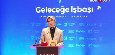 KADEM'in "Geleceğe İşbaşı Projesi" 7. d&ouml;nem mezunlarını verdi