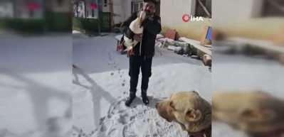 Kazından helallik istediği anlar sosyal medyada g&uuml;ndem oldu