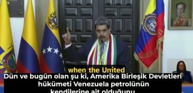  Maduro'dan Trump'a yanıt! Biz s&ouml;m&uuml;rge bir &uuml;lke olmayacağız