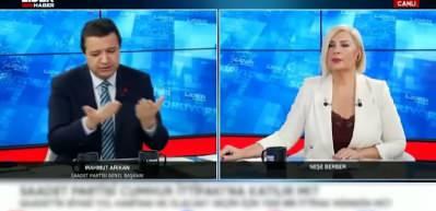 Saadet Partisi lider i canlı yayında Cumhur ittifakına katılabileceklerini belirtti