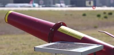 Sabiha G&ouml;k&ccedil;en'de kuş riskine lazer ve ses sistemli &ouml;nlem