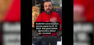 Sadettin Saran d&ouml;nerciye &ouml;ğrenciler i&ccedil;in yorum yaptı: S&ouml;z&uuml;n&uuml; tut