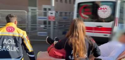 Tekirdağ'da feci kaza: &Ccedil;ocuğun ayağına &ccedil;it saplandı