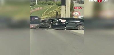 TEM'de feci kaza: Anne ile oğlu &ouml;ld&uuml;!