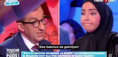 Avrupa'nın İslam kini canlı yayında! "Bedevi gibi giyinmişsin"