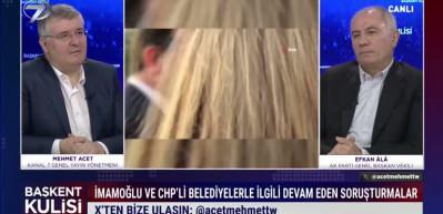 AK Partili Efkan Ala CHP'deki operasyon dalgası hakkında konuştu