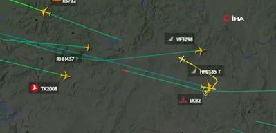 Ankara&rsquo;da d&uuml;şen u&ccedil;ağın radar g&ouml;r&uuml;nt&uuml;leri ortaya &ccedil;ıktı