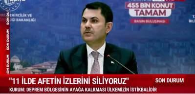 Bakan Kurum 6 Şubat depremlerinin bilan&ccedil;osunu a&ccedil;ıkladı! "150 milyar doları bulan bir hasar"