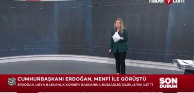 Başkan Erdoğan'dan Libya'ya u&ccedil;ak kazası i&ccedil;in taziye telefonu