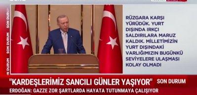 Cumhurbaşkanı Erdoğan T&uuml;rk diasporası karşısında Irk&ccedil;ı saldırılara maruz kaldık dedi