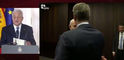 Filistin Devlet Başkanı Abbas, Yunanistan'a desteğini a&ccedil;ıkladı