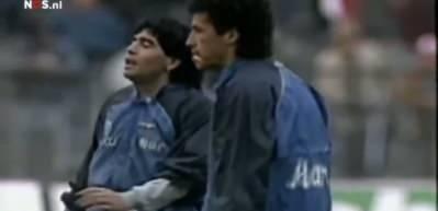 Futbolun efsanelerinden Maradona'nın hafızalara kazınan g&ouml;r&uuml;nt&uuml;s&uuml;n&uuml; J&uuml;rgen Klinsmann anlattı