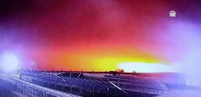 Libya heyetini taşıyan u&ccedil;ağın d&uuml;ş&uuml;ş anına ait g&ouml;r&uuml;nt&uuml;ler ortaya &ccedil;ıktı