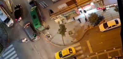 Kağıthane&rsquo;de &ccedil;ift bı&ccedil;akla saldıran maganda tekme ve yumrukla darbedildi