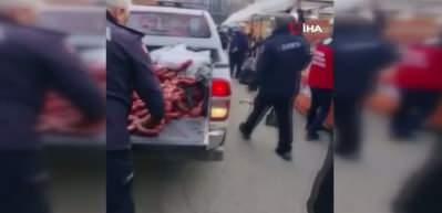 Tarihi ge&ccedil;miş 850 kilogram sucuk ele ge&ccedil;irildi