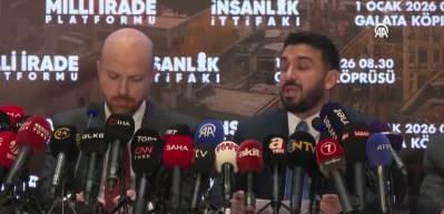 Milli İrade Platformu 1 Ocak'ta Galata'da! Gazze i&ccedil;in buluşulacak