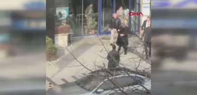 Sadettin Saran &ouml;zel laboratuvardan &ccedil;ıkarken g&ouml;r&uuml;nt&uuml;lendi