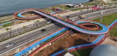 Trabzon'da ekolojik k&ouml;pr&uuml; tamamlandı