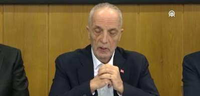 T&Uuml;RK-İŞ Genel Başkanı Atalay: A&ccedil;ıklanan rakam kabul edeceğimiz bir rakam değil