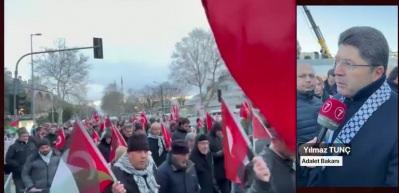 Adalet Bakanı Tun&ccedil;'tan Galata'da net mesaj: İnsanlık su&ccedil;u işleyenler hesap verecek