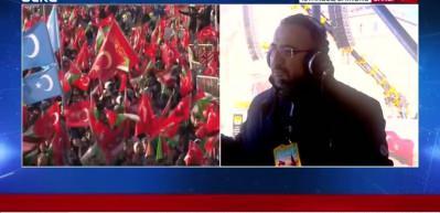 Haber7 GYY Osman Ateşli'den Galata'da Gazze mesajı: Susarsak Sıra Bize Gelecek