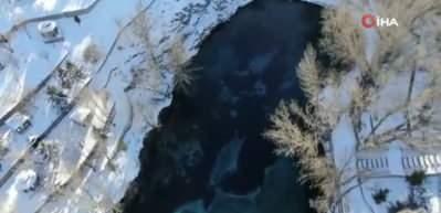 Her yer dondu bir tek G&ouml;kpınar g&ouml;l&uuml; donmadı