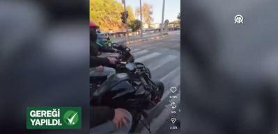 Polisin &uuml;zerine motosiklet s&uuml;ren şahıslar hakkında karar verildi
