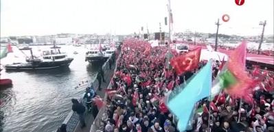 Resul Kurt: İstanbul'daki Gazze y&uuml;r&uuml;y&uuml;ş&uuml; t&uuml;m d&uuml;nyaya g&uuml;&ccedil;l&uuml; bir adalet &ccedil;ağrısı oldu