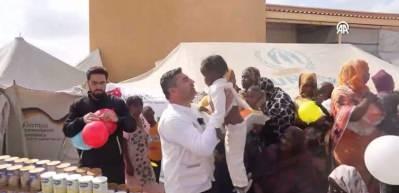 Sudan&rsquo;a acil yardım seferberliği: Binlerce kişiye destek ulaştırıldı