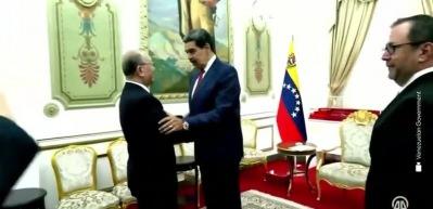 Venezuela Devlet Başkanı Maduro'nun son diplomatik g&ouml;r&uuml;şmesi &Ccedil;in heyetiyle oldu